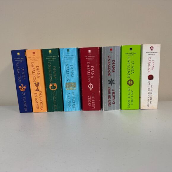 Outlander Series Books Diana Gabaldon #1 - 8 Time Travel Historical Romance Love - Picture 4 of 11